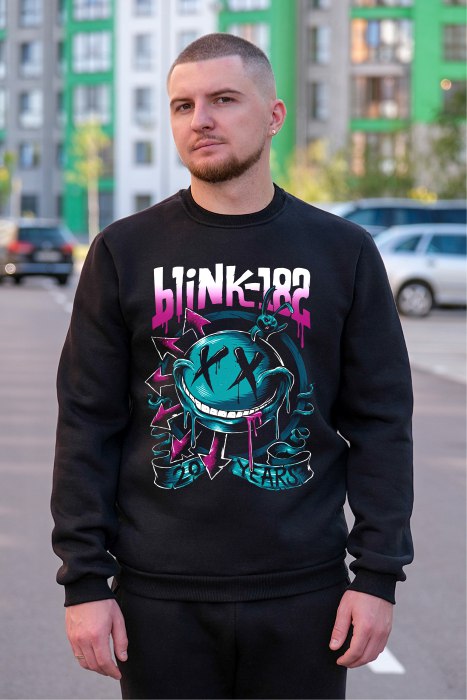 Світшот тринитка футер Blink-182 S - XL